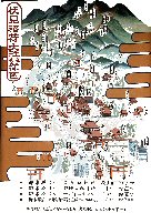 The map of the Fushimi Inar Shrine